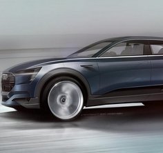 Képek az Audi az e-trone quattro koncepcióról